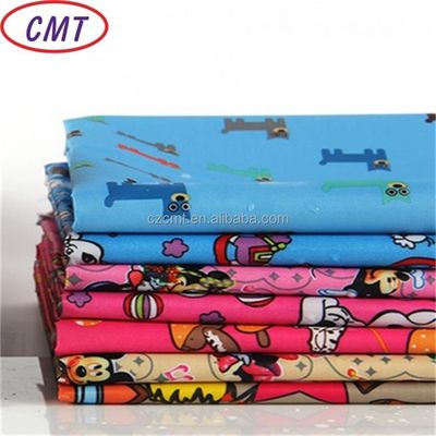 Waterdicht PU bedekt met Oxford stof Plaid 100% polyester cartoon print