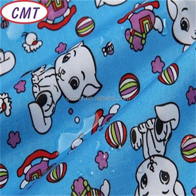 Waterdicht PU bedekt met Oxford stof Plaid 100% polyester cartoon print