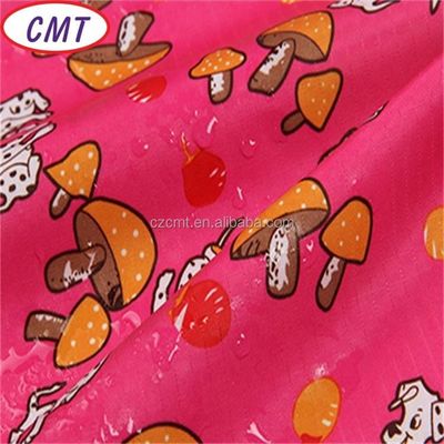 Waterdicht PU bedekt met Oxford stof Plaid 100% polyester cartoon print