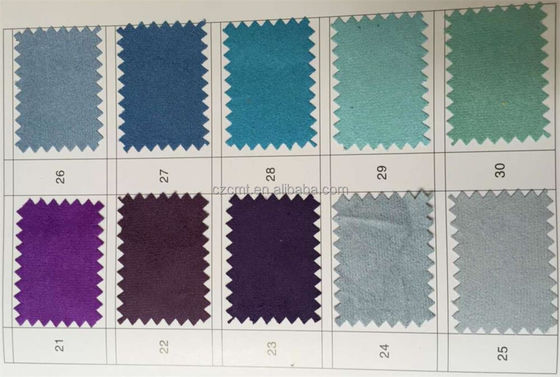 Zachte en comfortabele 100% polyester microfiber suede stof voor sofa