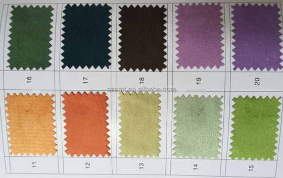 Zachte en comfortabele 100% polyester microfiber suede stof voor sofa