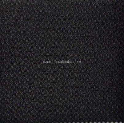Middelgewicht Vlamvertragend 100% Polyester Diamant Zwart Jacquard Stof 420D Oxford