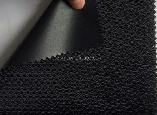 Middelgewicht Vlamvertragend 100% Polyester Diamant Zwart Jacquard Stof 420D Oxford