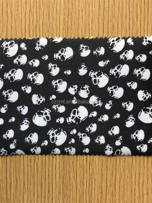 100% polyester zwart en wit skelet afdruk Oxford stof