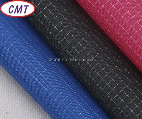 200D PU bedekt dubbelkleurig waterdicht rasterig nylon Oxfordstof met aangepaste kleur