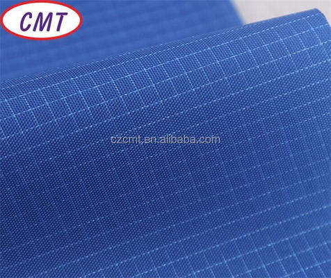 200D PU bedekt dubbelkleurig waterdicht rasterig nylon Oxfordstof met aangepaste kleur
