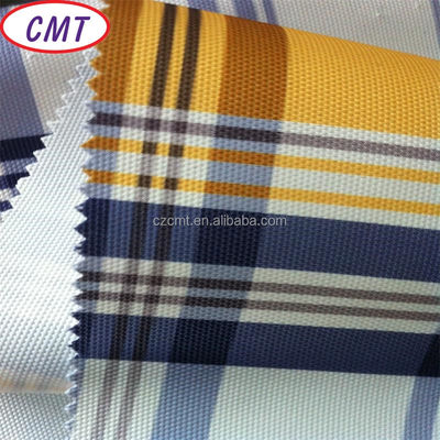 600d polyester Oxford gedrukte stof waterdicht en bekleed voor zonnebestendige luifels