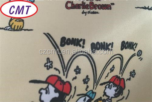 Kies uit een verscheidenheid aan breedtes 58/60&quot; Printing Coated with Snoopy Polyester Fabric
