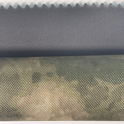 Op maat gemaakte waterdichte camouflage 600D polyester oxford pvc coating stof voor tas