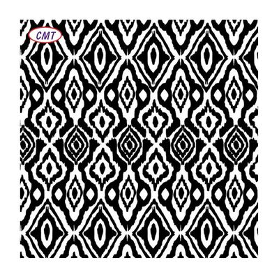100D DTY Jersey Stof Geprinte Borstel Brei Poly Spandex DTY Print Stof voor Kleding