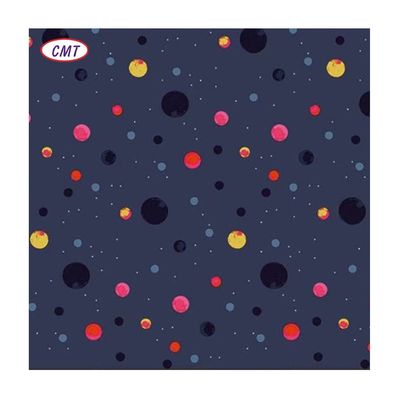 100D DTY Jersey Stof Geprinte Borstel Brei Poly Spandex DTY Print Stof voor Kleding