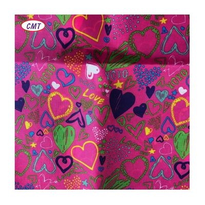 100% polyester 150 gram geprint geweven bloemenstof voor jurken