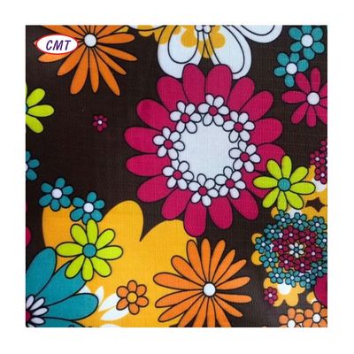100% polyester 150 gram geprint geweven bloemenstof voor jurken