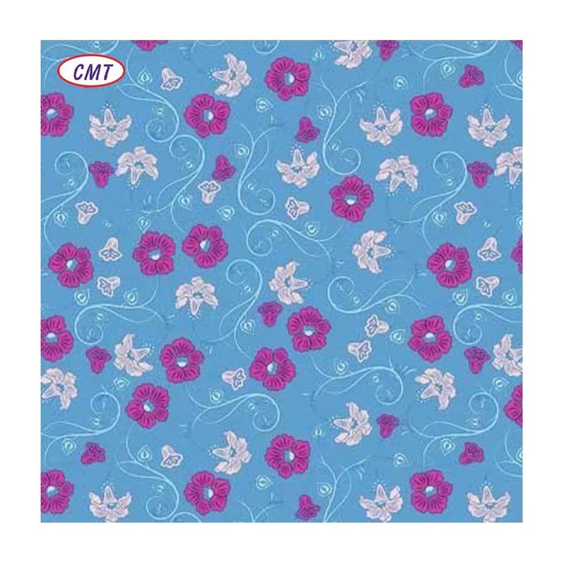 100% polyester 150 gram geprint geweven bloemenstof voor jurken