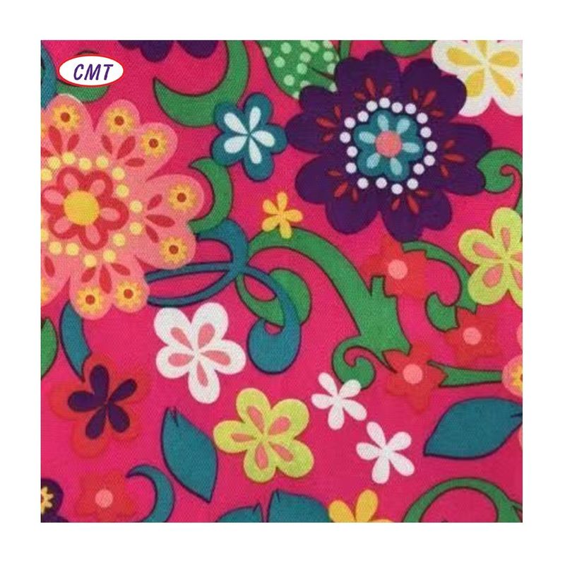 100% gedrukt Oxfordstof Direct Home Textiel Bloem gedrukt 600D anti-schimmelstof
